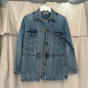 Vintage Bill Blass Blue Denim Jacket